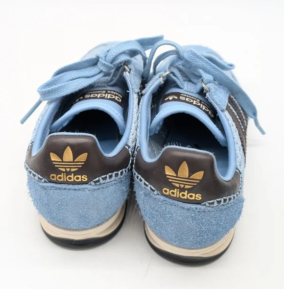 Adidas Wales Bonner SL76 Ash Blue Sneakers Size Womens 7.5 - Picture 7 of 14